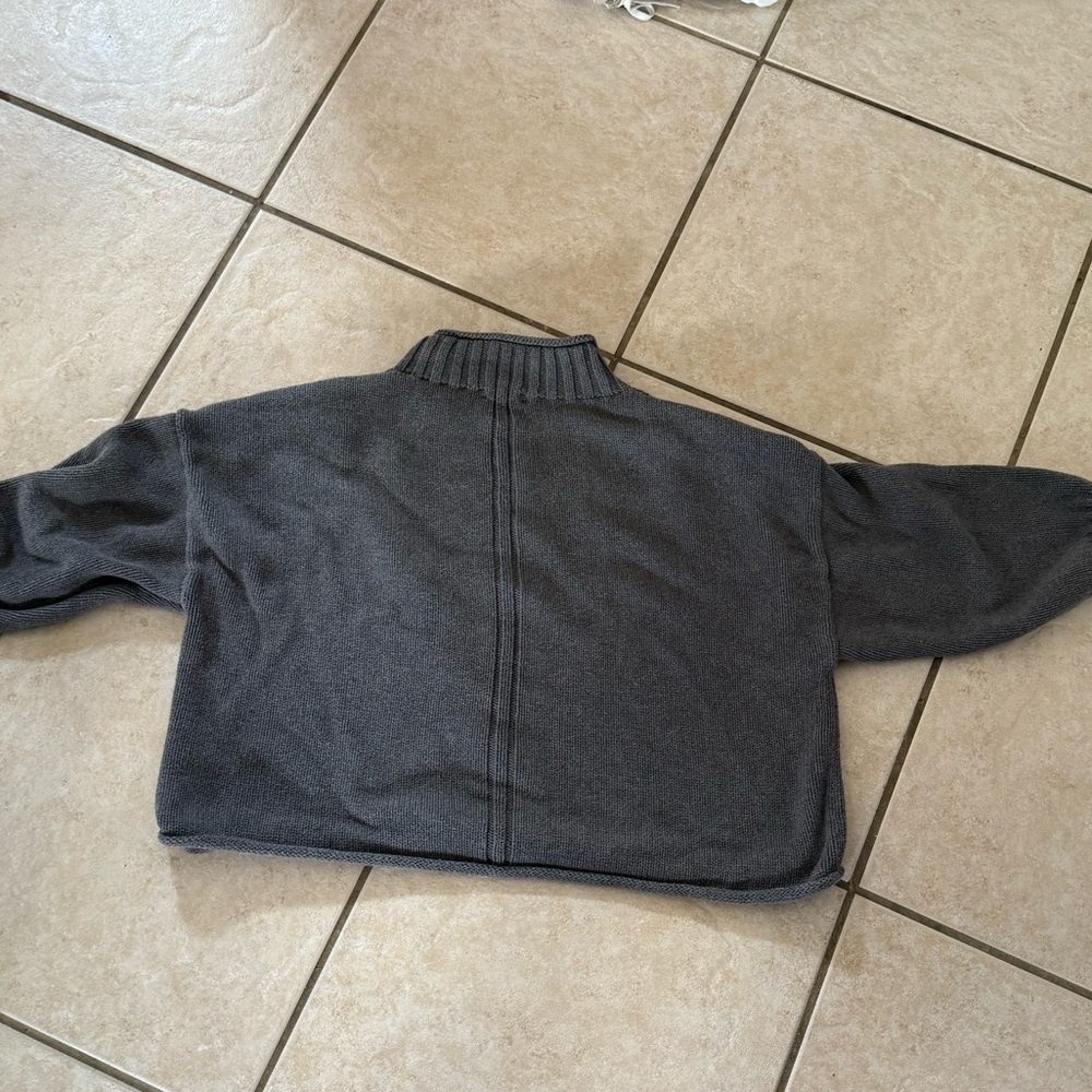 J. Crew Charcoal Gray 2025 Rollneck - Picture 2 of 5
